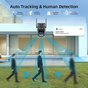 Icsee 8CH H.265 9MP Drahtloses CCTV-Kamerasystem Zwei-Wege-Audio PTZ WIFI IP-Sicherheit 8X Zoom 8CH WiFi NVR-Überwachungs kamerasystem