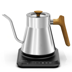 Custom Logo Electric Coffee Kettle <strong>Temperature</strong> Gooseneck Hand Drip Pour Over Coffee <strong>Digital</strong> Display Kettle - Product Image 4