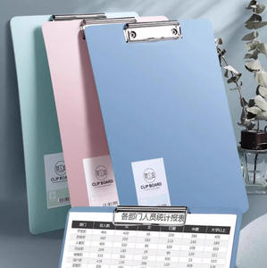 A4 biểu tượng tùy chỉnh không thấm nước Điều Dưỡng <span class=keywords><strong>Clip</strong></span> thư mục cho cuốn sách hóa đơn máy tính xách tay tổ chức A4 Pp Chất liệu clipboard - Product Image 3