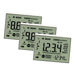 Display monocromatico ad alto contrasto a 7 segmenti TN positivo personalizzato SJXD158787C eccellente Smart Meter Display moduli LCD - Product Image 1