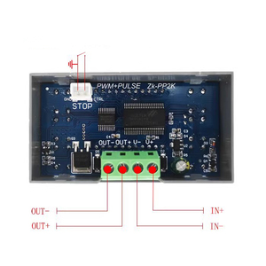 Modulo regolabile del ciclo di lavoro di frequenza di impulso dell'affissione a cristalli liquidi PWM di modo ZK-PP2K modulo del Driver del generatore 8A del segnale di PWM per il motore/lampada - Product Image 4