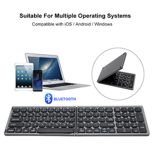 Folding Wireless <strong>Computers</strong> <strong>Keyboard</strong> case Tablet Universal Portable Mini Rechargeable bluetooth Folding Wireless <strong>Keyboard</strong> - Product Image 3