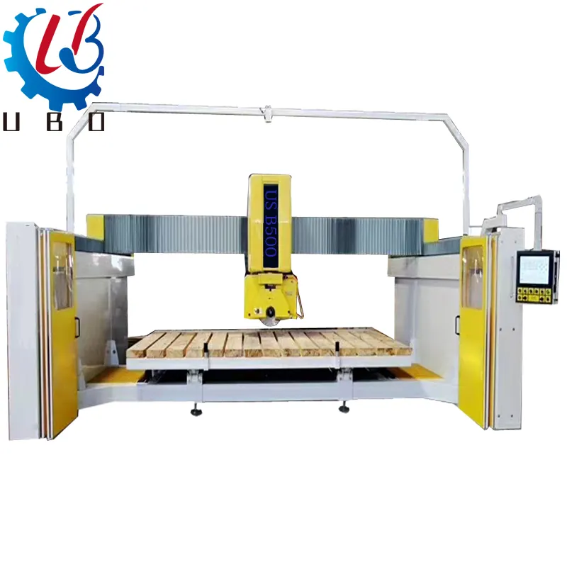 UBO CNC NOUVELLE machine de découpe de pont à 5 axes d'occasion machines de découpe de pierres de granit de marbre de pont