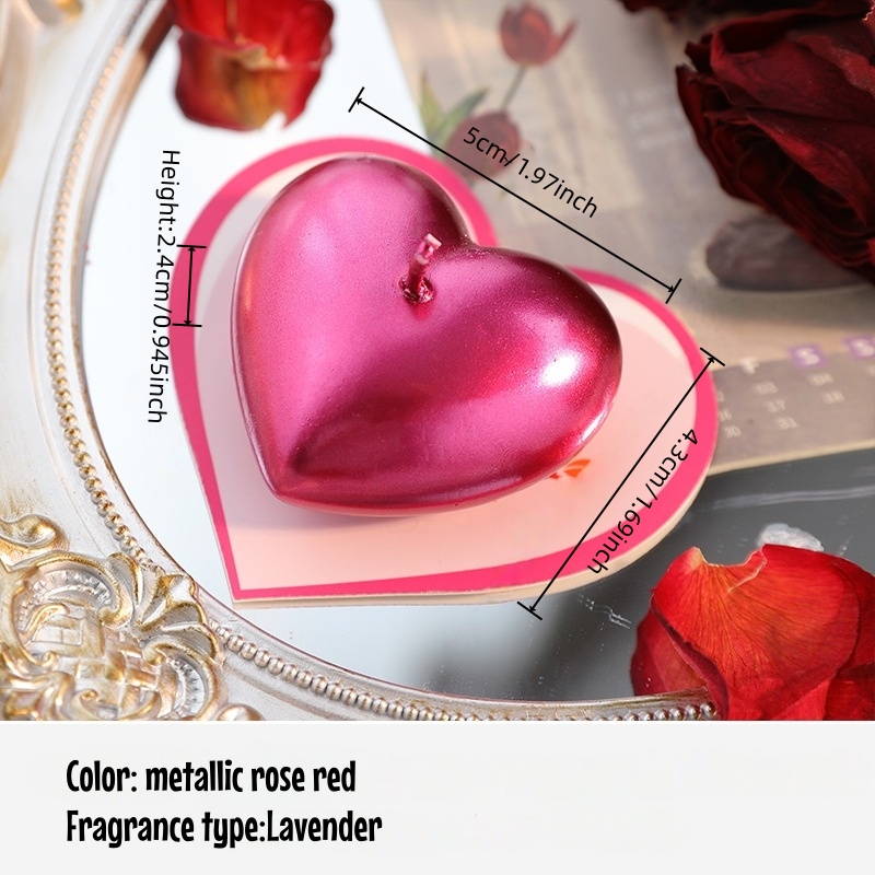 metallic rose red-Small Size