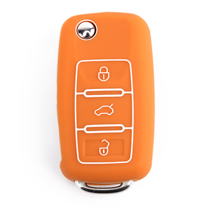Özel VW için uygun F6 genel silikon anahtar kapak SKODA uzaktan kumanda araba anahtarı kapakları Fob - Product Image 3
