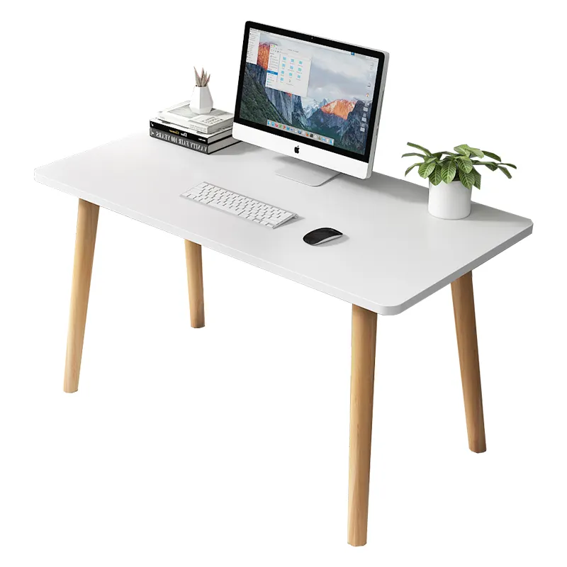 Mesa de madera para oficina en casa, escritorio para estudiantes, estudio, escritura, ordenador