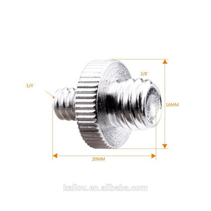 Kasin Standard Adapter 1/4&quot; -<strong>3</strong>/8&quot; Converting Screw for Camera DSLR Go Pro 7 6 <strong>5</strong> Tripod Ball Head Quick Attach to Tripod <strong>Mounts</strong> - Product Image 2