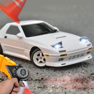 1:18 2.4G <strong>RC</strong> 10+km/h Shrifting Hobby Remote Control Vehicle Drift Car Build-in Gyroscrope One Key Rollover Lamps - Product Image 6
