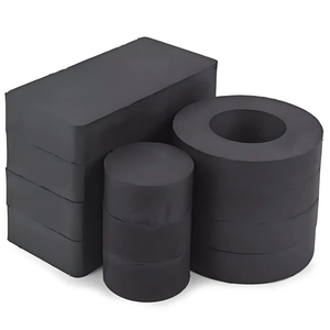 Großhandel große Y35 Ferrit Ring Magnet Lautsprecher Permanente industrielle Keramik Magnete 20mm Strontium Y30 Ferrit Magnet Magnetic