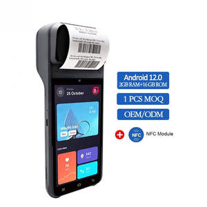 <strong>Mini</strong> <strong>Android</strong> Nfc Tablet Waterproof Smart Devices Payment 58mm 80mm Handheld Mobile Pos Terminal Machine Fingerprint - Product Image 1
