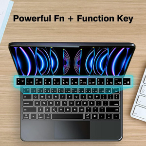 Teclado con logotipo de idioma personalizado magnético TrackPad inalámbrico retroiluminado para iPad Pro 11 2018 2020 2021 2022 Air4 5th Gen Magic Keyboard - Product Image 4