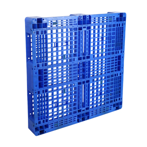 Euro tarzı tek yüzlü 4 yönlü giriş ağır geri dönüşümlü plastik paletler satış için depolama yığılmış paletler üretilmiştir - Product Image 4