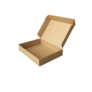 Toptan özel tasarım kraft kağıt uçak taşıma oluklu ambalaj kutusu katlanır nakliye özel posta karton kutu - Product Image 6