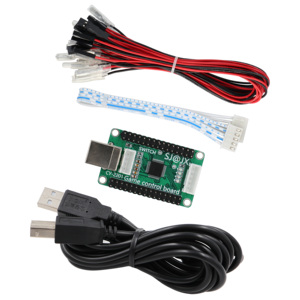 New Zero Delay <strong>Arcade</strong> <strong>USB</strong> Encoder for PC Switch <strong>Raspberry</strong> <strong>Pi</strong> 5PIN Joystick with 2.8MM Button Mechanical Type - Product Image 2