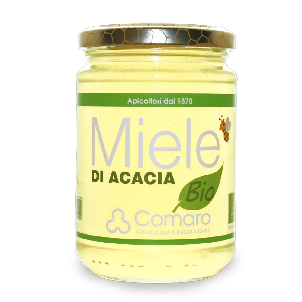 Miel de abeja de Acacia orgánica a granel de alta calidad para consumo crudo o como edulcorante