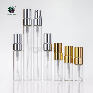 Muestra gratis, envío directo, vial de vidrio transparente, botellas de perfumes, 2ml, 3ml, 5ml, 10ml, tubo de prueba vacío con rociador para embalaje - Product Image 1