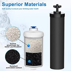 更换水过滤器系统BB9-2黑色过滤器氟化物过滤器减少99% 污染物 - Product Image 2