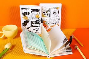 32K Kawaii siêu nhân vũ trụ PU da máy tính xách tay màu trang với từ tính cho sinh viên - Product Image 4