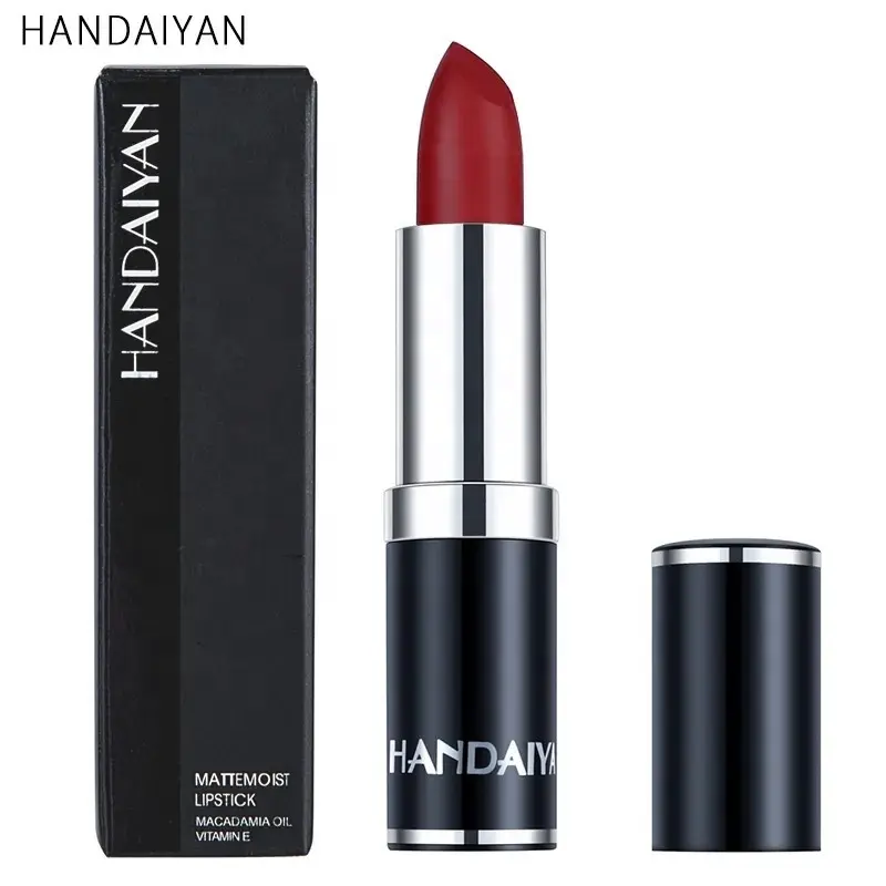 Cosméticos venda quente 12 cores batom impermeável Private Label Maquiagem Matte Long Lasting Lipsticks