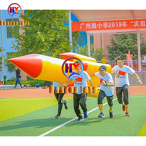 Açık takım bina olay kullanımı şişme uzay gemisi/çocuklar ve yetişkinler için PVC roket yarış oyunu - Product Image 6