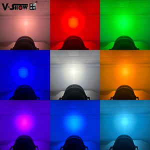 VSHOW WP1220 12PCS20W屋外LEDパーライトRGBWAUV6in1IP65防水LEDパーステージライト