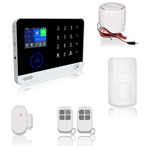 Kit de sistema de alarma inalámbrica de seguridad inteligente Control de aplicación Tuya 24 horas monitor de seguridad diurna y nocturna alarma de seguridad para el hogar inteligente - Product Image 1