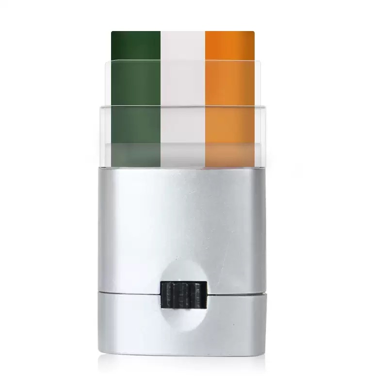vert blanc orange
