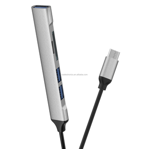 通用Type-C至3 * usb-a + SD + TF 5合1多端口坞站集线器，用于扩展笔记本电脑和平板电脑的连接性 - Product Image 6