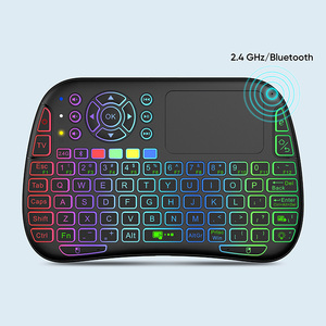 Wholesale M9 Wireless Mini <strong>Keyboard</strong> Backlit IR Learning 2.4G Voice Remote <strong>Control</strong> Touchpad Handheld <strong>Keyboard</strong> for <strong>Android</strong> TV Box - Product Image 4