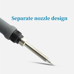 Cımbız ve bıçak ipuçları ile 70W 50/60HZ FX-888D dijital lehimleme istasyonu ince işçilik hafif pürüzsüz ergonomik tasarım - Product Image 6