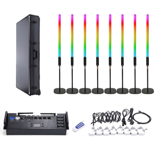 5 in1 Pixel LED Matrix Licht leiste 360 Grad RGBWA Batterie betrieben IP65 DMX512 Gesteuert für DJ Warehouse Stage Lighting Source