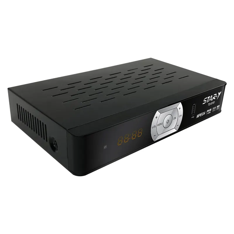 STAR-Y T2-6161 Dvb T2 Digitale Satelliet Tv Ontvanger H.264 Mpeg2/Mpeg4 Auto Set Top Box Voor Auto Dvd Hot