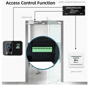 Macchina del sistema di presenza di tempo facciale dell'impronta digitale biometrica dei dipendenti professionali per l'ufficio