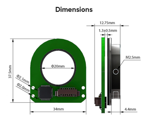Absolute Optical <strong>Encoder</strong> Multi-turn Absolute <strong>Encoder</strong> Absolute Magnetic <strong>Encoder</strong> - Product Image 5