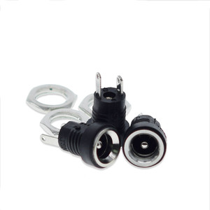 DC Power Connectorピン2.1 × 5.5ミリメートルFemale Plug Jack + Male Plug Jack Socket Adapter DC-022B - Product Image 2