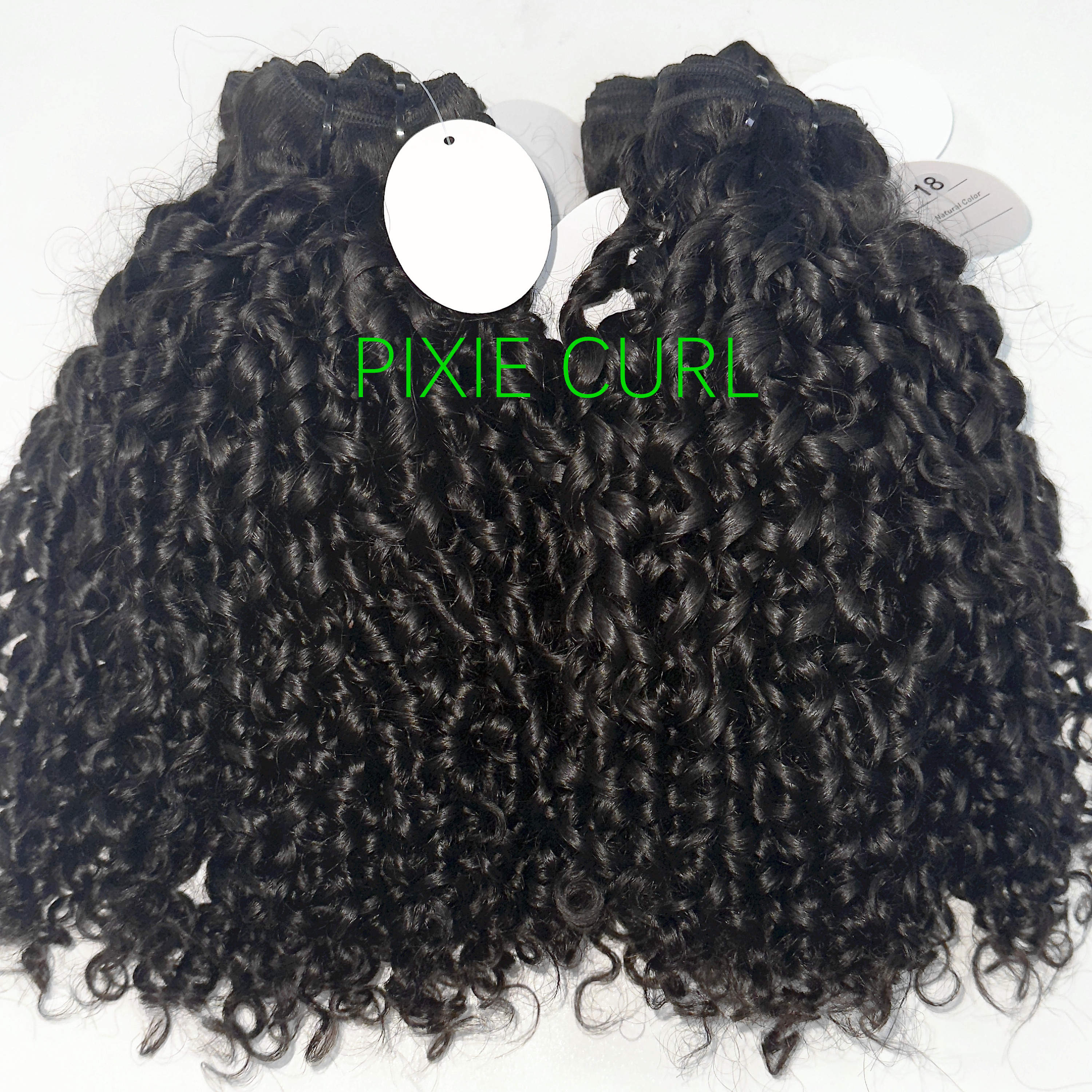 1 unidad de cabello rizado estilo pixie