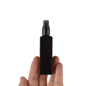 20ml bottiglie di olio di profumo di vetro riutilizzabile a forma quadrata Spray per cosmetici contenitore rettangolo piatto atomizzatore vuoto bottiglie - Product Image 3