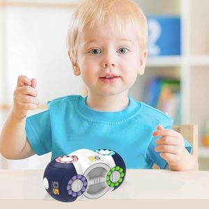 Dönen sihirli fasulye küp Spinner stres oyuncakları, stres kabartma hediyeler stres oyuncakları, çift çevirme el bulmaca küp sihirli fasulye Spinner - Product Image 5