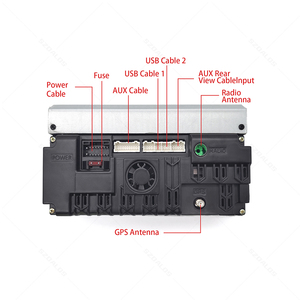 Autoradio da 7 pollici per Toyota 2 + 32G Android lettore MP5 con ventole di raffreddamento - Product Image 5