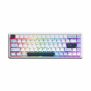 AJAZZ AK680最大68% 顶部结构有线/蓝牙/2.4GHz无线机械键盘，带霍尔效应开关RGB背光 - Product Image 1