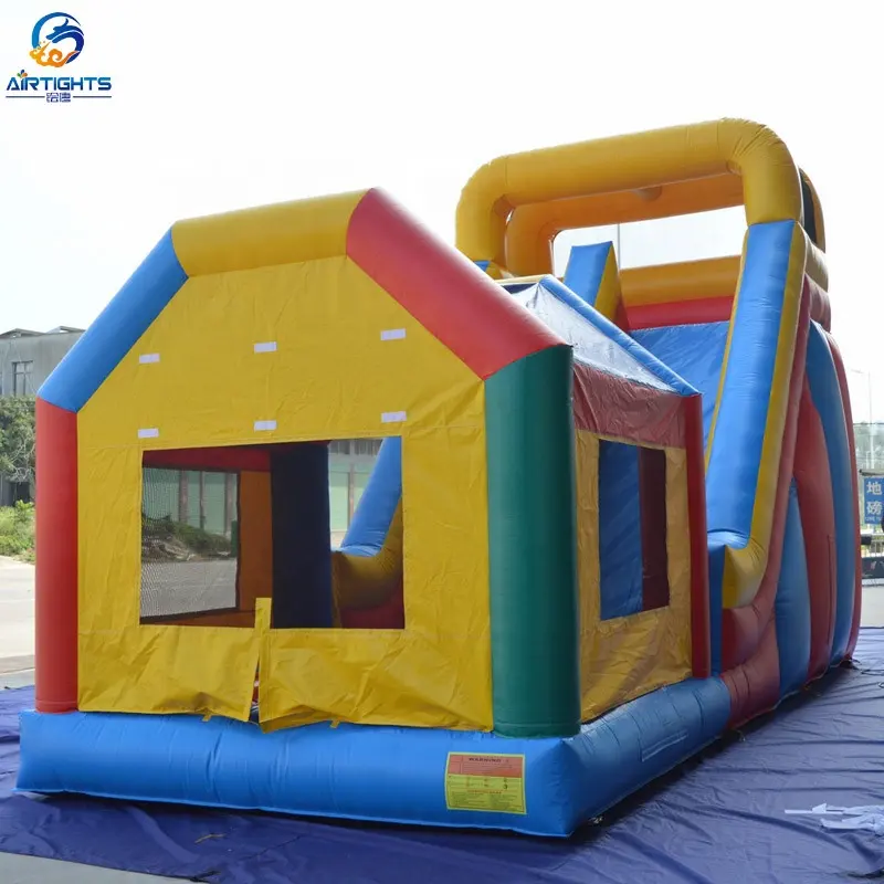 Cho Thuê Bên Combo Bouncer Trượt Khổng Lồ Inflatable Bounce House Với Slides