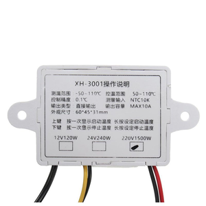 W3001 Digital <strong>Temperature</strong> Microcomputer Thermostat 12V/24V/110V-220V With Probe Heat Cool Temp Thermostat <strong>Control</strong> Switch - Product Image 5