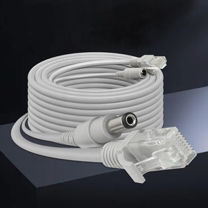 Cantell สายเคเบิล CCTV RJ45 Ethernet,สายไฟ DC Power Cat5เครือข่ายอินเทอร์เน็ตสาย LAN คอมพิวเตอร์สำหรับการเชื่อมต่อระบบกล้อง POE IP - Product Image 2