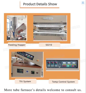 Horno de tubo de vacío rotatorio de alta temperatura con control de programa de 51 segmentos - Product Image 4