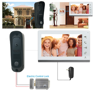 Videoportero con 4 cables, sistema de intercomunicación RFID, desbloqueo de cámara, timbre con pantalla de 7 pulgadas, visión nocturna, timbre de puerta de casa para Villa - Product Image 4