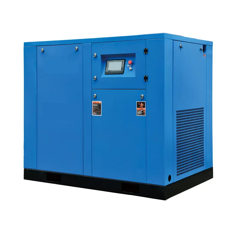 Prezzo migliore direttamente fornitura di fabbrica a basso rumore 7.5kw compressore rotativo a vite ad aria diretta compressore a vite