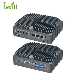 14th ใหม่ Gen Ultra 5 125U แบบไม่มีพัดลมแบบฝังมินิพีซี3 LAN 3HD สำหรับหุ่นยนต์ควบคุมอุตสาหกรรม - Product Image 2