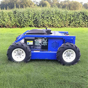 Điện điều khiển từ xa vườn Robot Máy cắt cỏ với rato 225cc động cơ theo dõi máy móc xây dựng Reel Máy cắt - Product Image 3