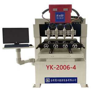 Máquina cortadora de carpintería con maquinaria CNC de husillos múltiples con dispositivos rotativos y enrutador CNC de 4 husillos - Product Image 2