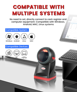 Desktop Supermarket 2D Barcode Scanner Stationery <strong>QR</strong> <strong>Code</strong> Reader CMOS <strong>Image</strong> Fast <strong>Scan</strong> - Product Image 2